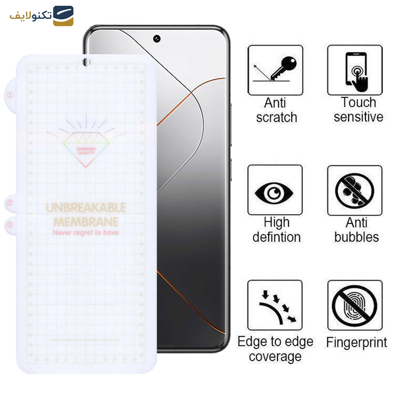 محافظ صفحه نمایش بوف مدل Hydrogel-G مناسب برای گوشی موبایل شیائومی 14 Pro - 14 Ultra - 12 Pro - Buff Hydrogel-G film screen protector suitable for Xiaomi 14 Pro - 14 Ultra - 12 Pro